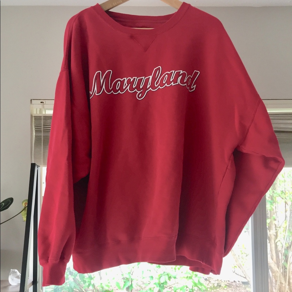 Red Maryland Sweatshirt